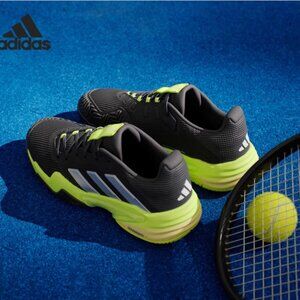Adidas Barricade 13 Tennis Shoes Black/Yellow Men's Size 11.5 New